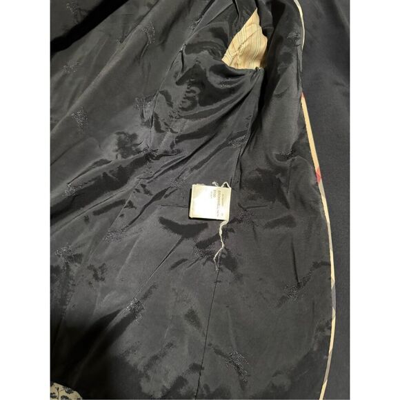 Burberry London Bromwell blue blazer jacket wool blend silver button 8 - Picture 4 of 16